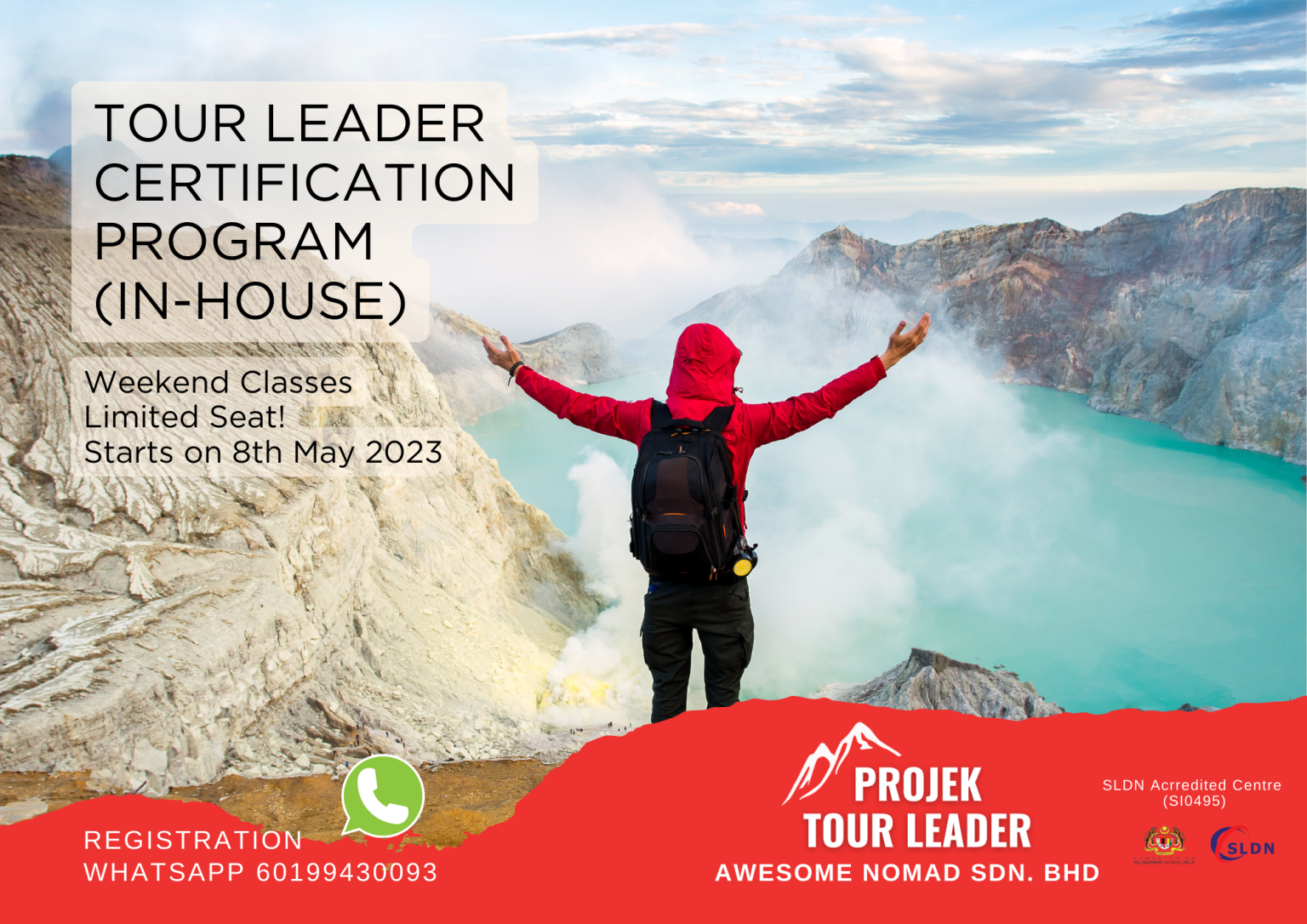 Read more about the article Tour Leader Certification Program (In-House) Registration Is Now Open!